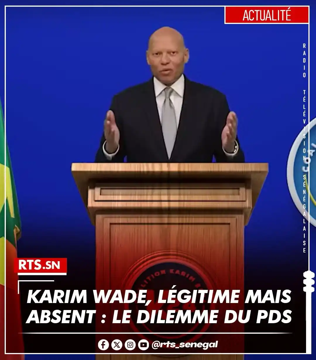Image from RTS SENEGAL 🇸🇳🎙️📺: Nafissatou Diallo affirme que Karim Wade n'impose rien mais agit en st...
