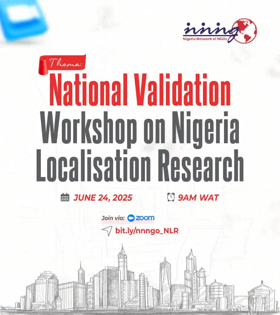 Image from Nigeria Network of NGOs: ๐ก๐ฎ๐๐ถ๐ผ๐ป๐ฎ๐น ๐ฉ๐ฎ๐น๐ถ๐ฑ๐ฎ๐๐ถ๐ผ๐ป ๐ช๐ผ๐ฟ๐ธ๐๐ต๐ผ๐ฝ ๐ผ๐ป ๐ก๐ถ๐ด๐ฒ๐ฟ...