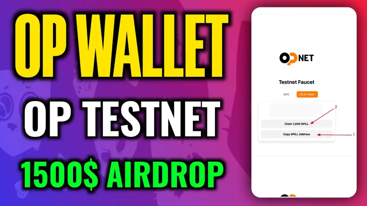 Image from Crypto Urdu Official: OPNET Testnet Airdrop Tutorial: Complete the New OPNET Testnet Onchain...
