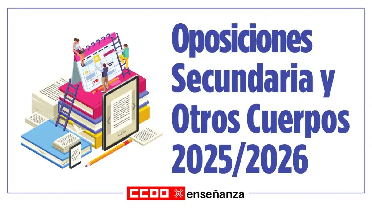 Image from CCOO Enseñanza Cantabria: 📚 *Oposiciones Secundaria 2025-2026: Listado definitivo de admitidos ...
