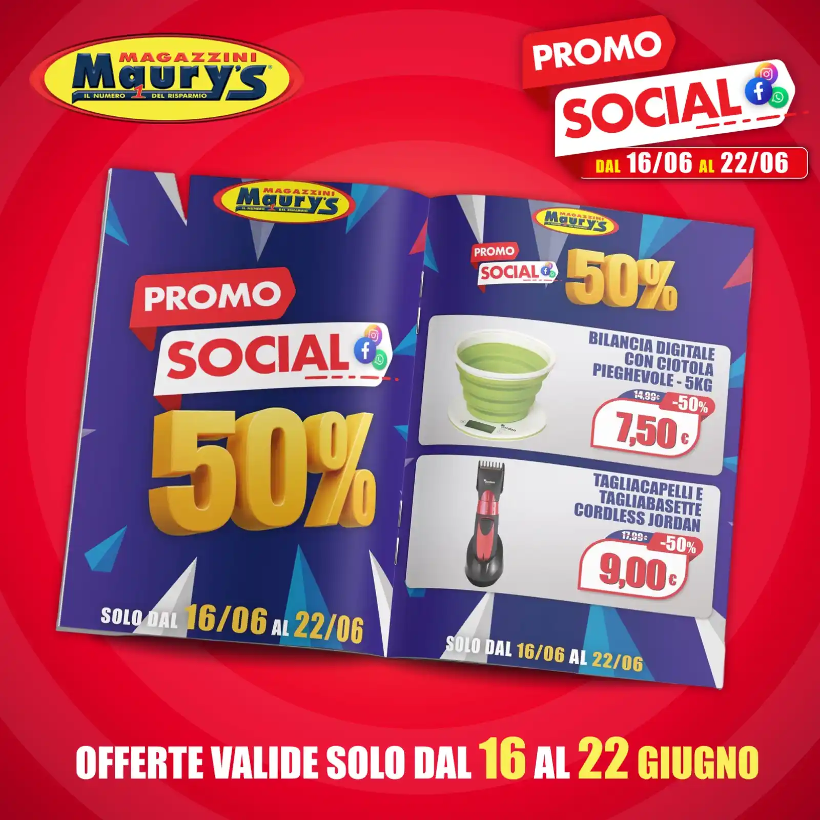Image from Famiglia Maury’s: PROMO SOCIAL MAURY’S 🛒 Sfoglia ora 👉🏻 bit.ly/maurys-promosocial50 ...