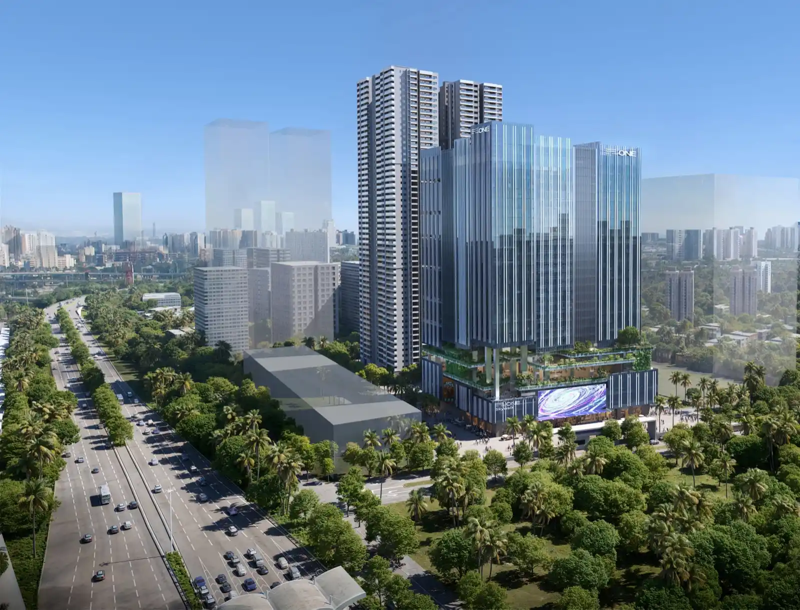 Image from SiriNava Estates Hyderabad: SAS Diamond tower at ORR Toll Plaza Kokapet , is now renamed as R ONE ...