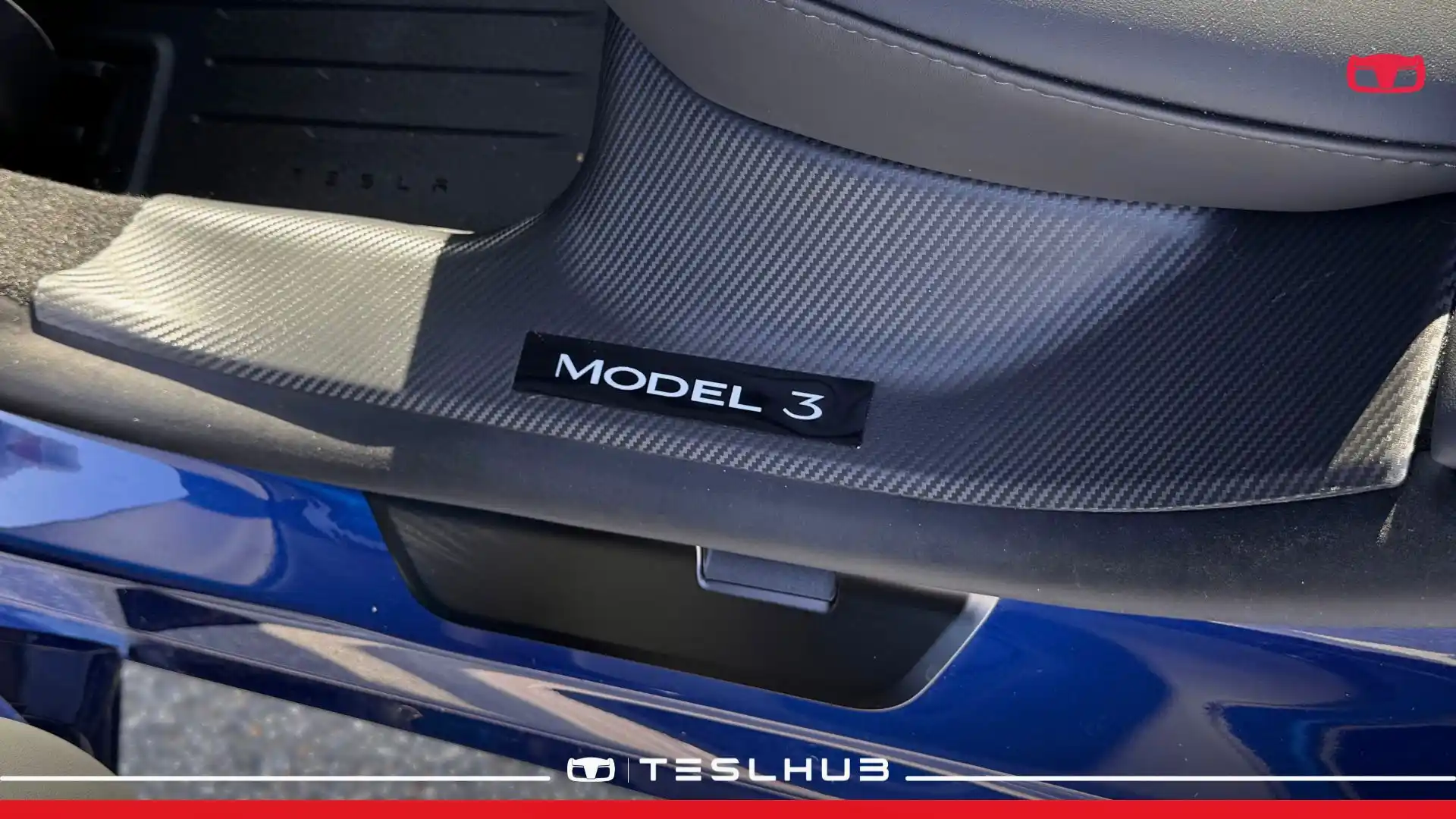 Image from Teslhub: 🗞️ *Soglie Battitacco per Tesla Model 3/Y in ABS effetto carbonio – P...