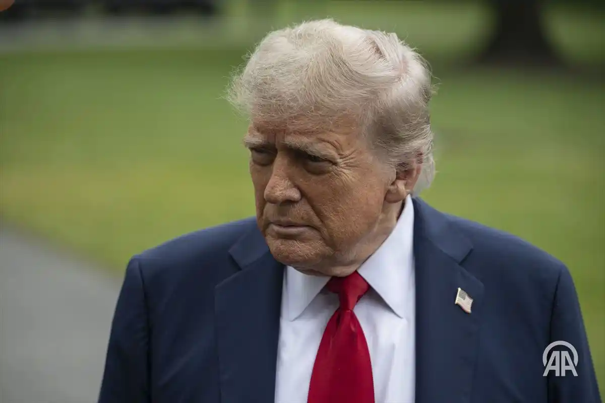 Image from Anadolu English: US President Donald Trump boasts US dominance in Iran airspace on Trut...