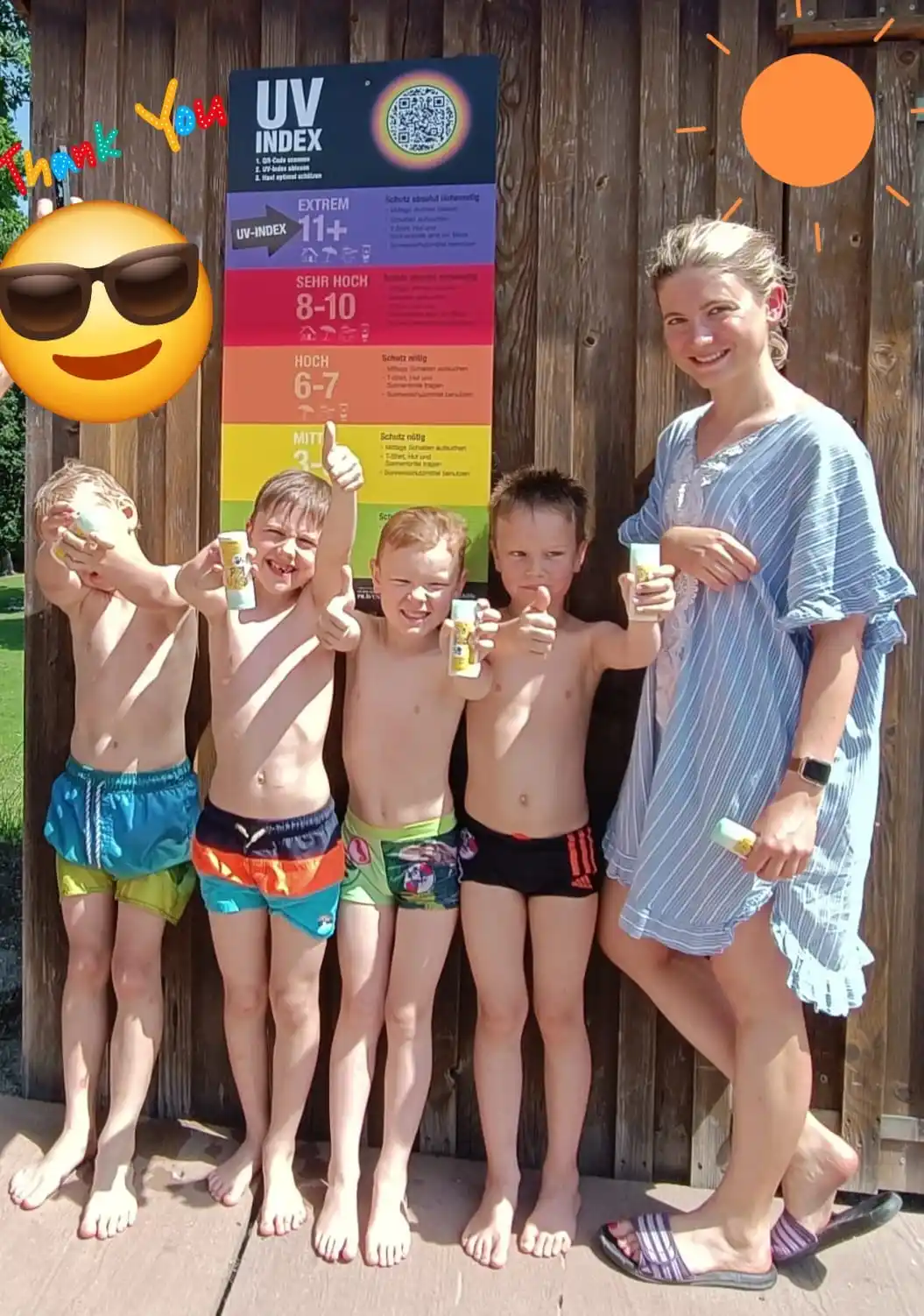 Image from Marktgemeinde Falkenstein: UV Index Tafel Ab sofort informieren die neuen Infotafeln im Famil...