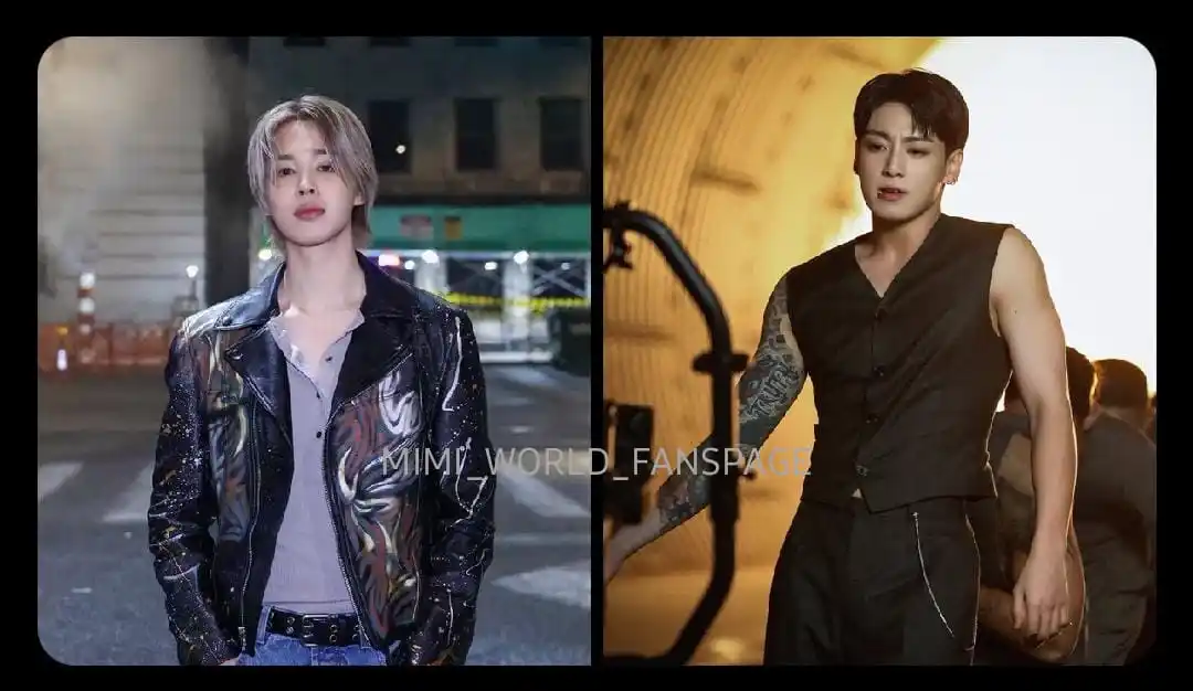Image from MIMI_WORLD_FANSPAGE: *☆ - «Who» de Jimin iguala a «Standing next to you» de Jungkook como l...