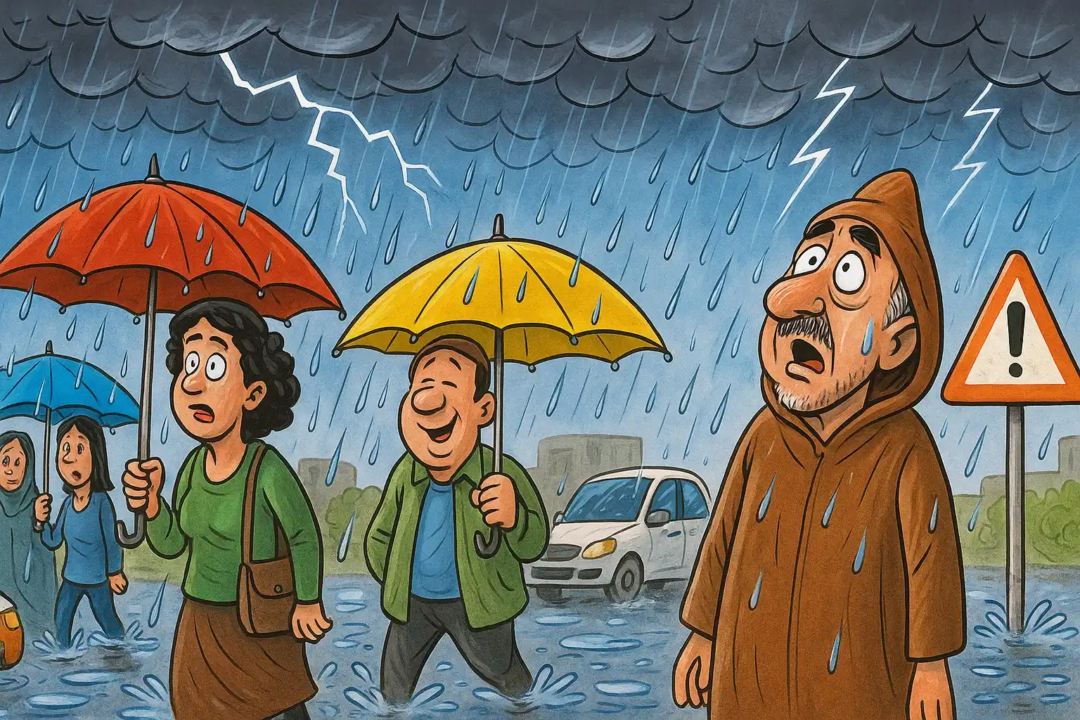 Image from الأخبار 24: أمطار رعدية وطقس متقلب اليوم في عدة أقاليم مغربية تفاصيل <a class="te...