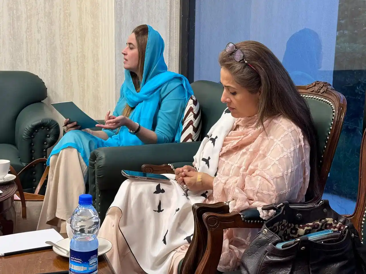 Image from Shandana Gulzar Khan: اپوزیشن لیڈر قومی اسمبلی عمر ایوب ، پارلیمانی لیڈر زرتاج گل وزیر اور د...