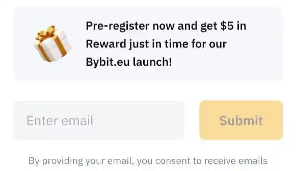 Image from Ride 9M Tech: Bybit Pre Registration —$5 Reward 🔥 Link 👇 https://www.bybit.eu/en...