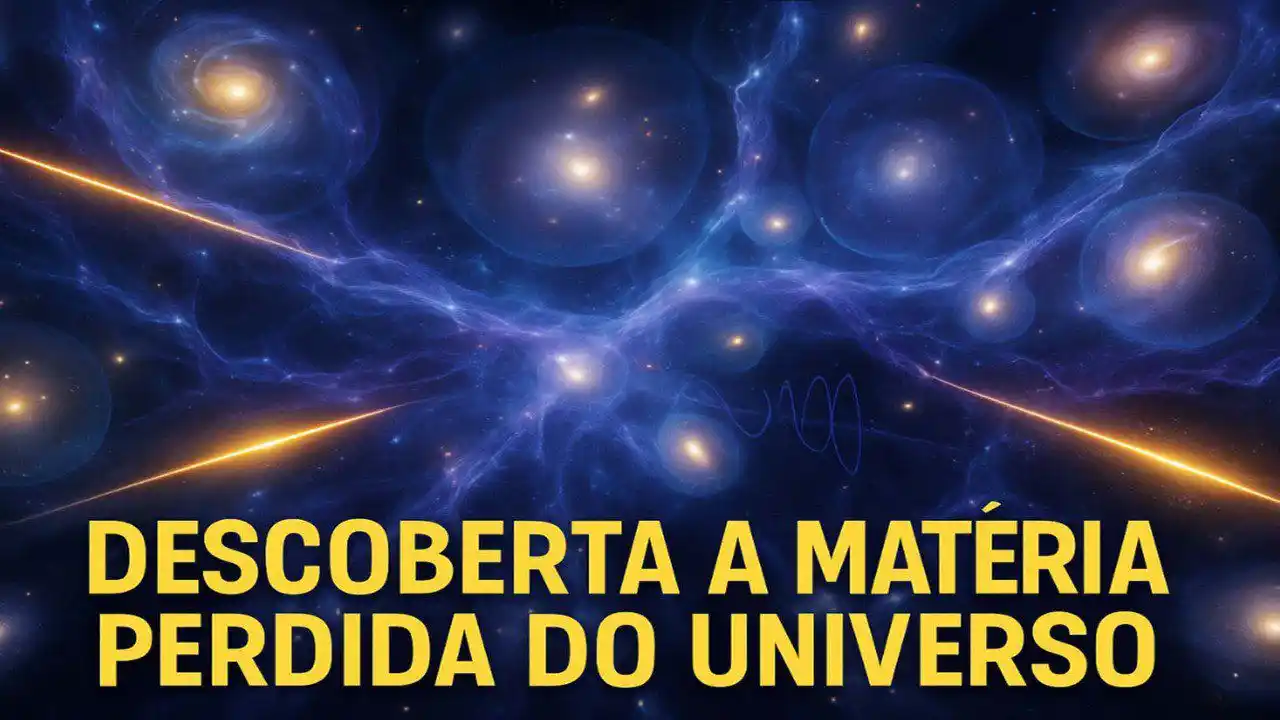 Image from SPACE TODAY: 🤯 CIENTISTAS FINALMENTE ENCONTRARAM A MATÉRIA PERDIDA DO UNIVERSO! P...
