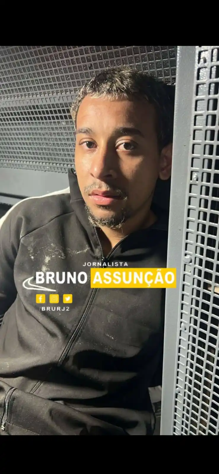 Image from Bruno Assunção : Contra esse preso, conhecido como Reizin, há várias investigações em a...