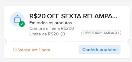 Image from Cupons De Desconto🎟️ [CANAL📣]: 🆘 CUPOM MERCADO LIVRE 🆘  ✔️R$20 OFF acima de R$200  🎟 OFERTARELAMPA...