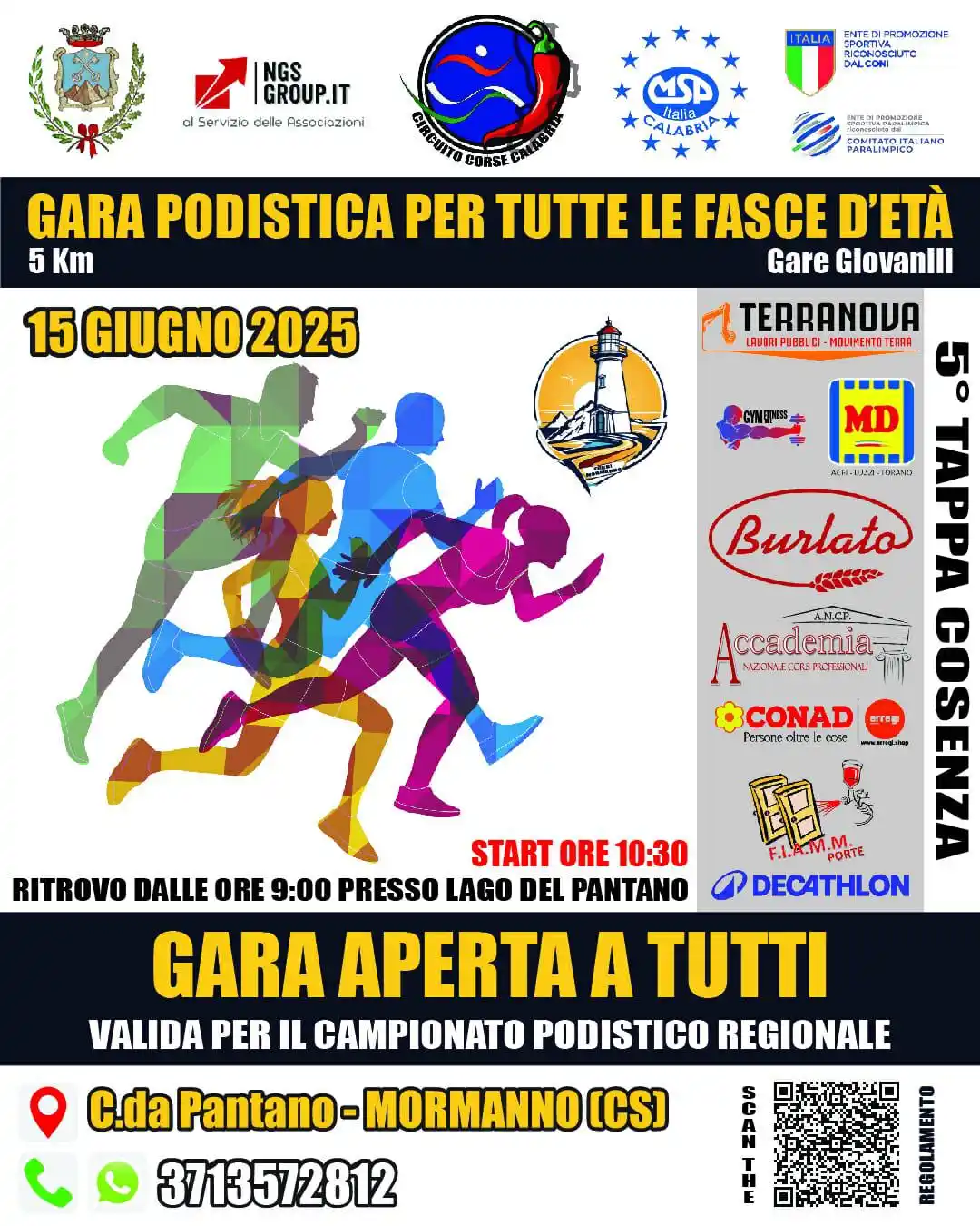 Image from Comune di Mormanno: DOMENICA | 5ª TAPPA PER IL CAMPIONATO PODISTICO REGIONALE Una mattin...