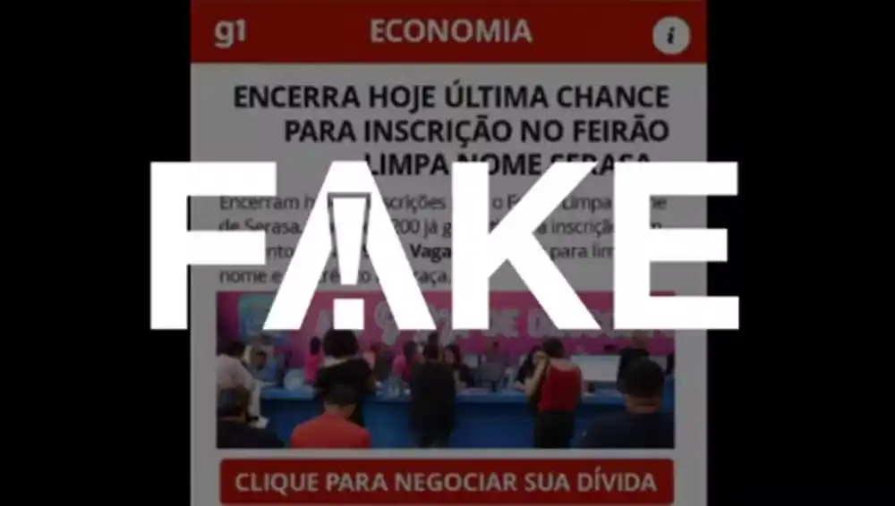 g1 Fato ou Fake post