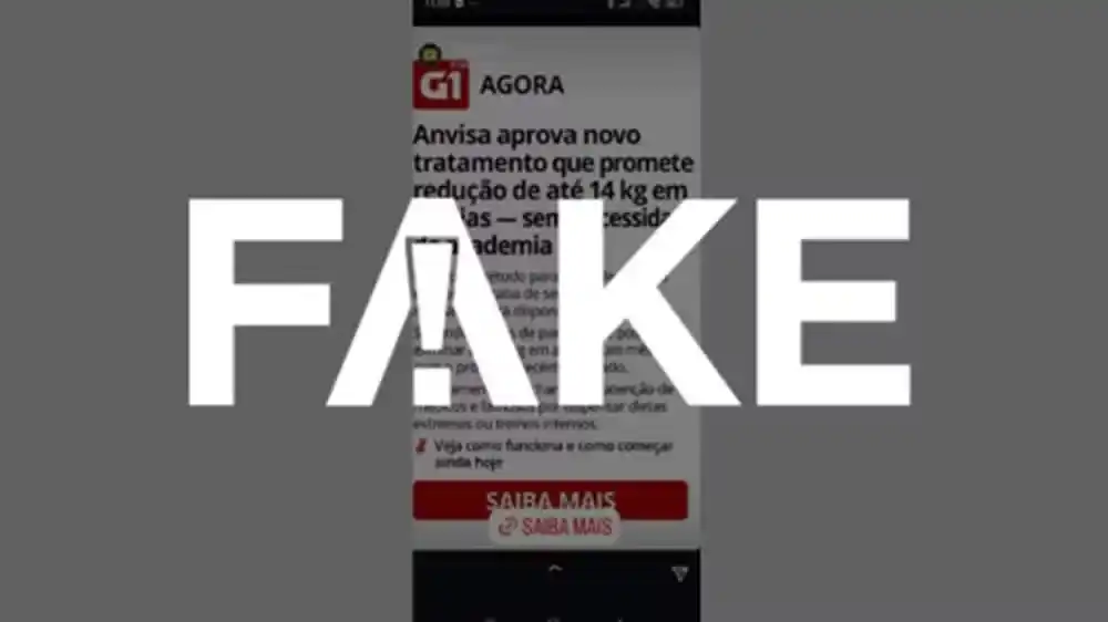 g1 Fato ou Fake post