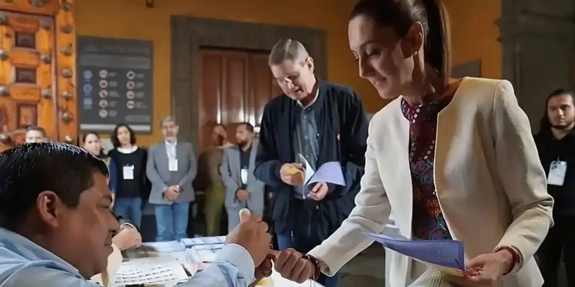 Image from PODER POPULAR☭MSP : *Elección judicial: un triunfo significativo para Claudia Sheinbaum* ...