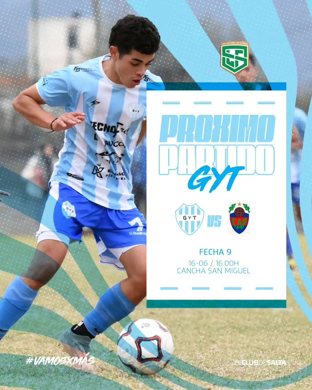 Image from Club de Gimnasia y Tiro de Salta: Esta tarde la Primera Local enfrenta a Pellegrini en cancha de San Mig...