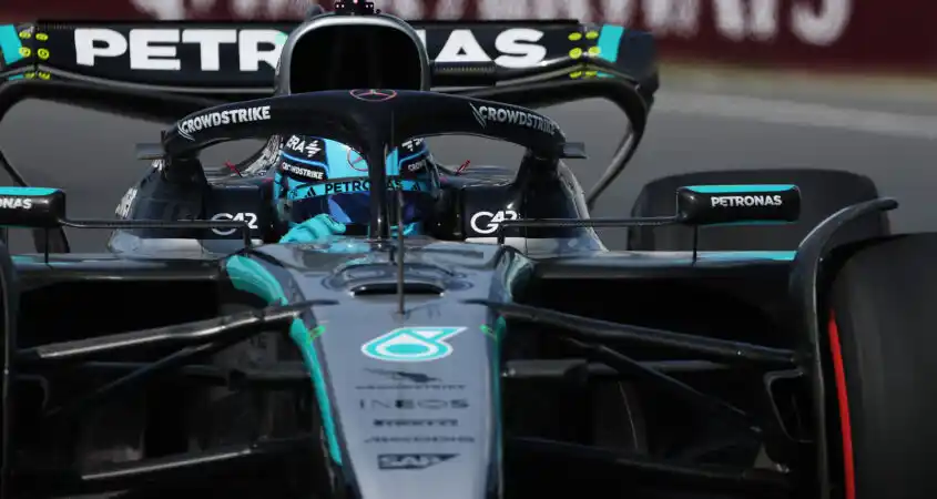 Image from Formule1.nl: *GP Canada: Russell houdt Verstappen achter zich, Antonelli viert eers...