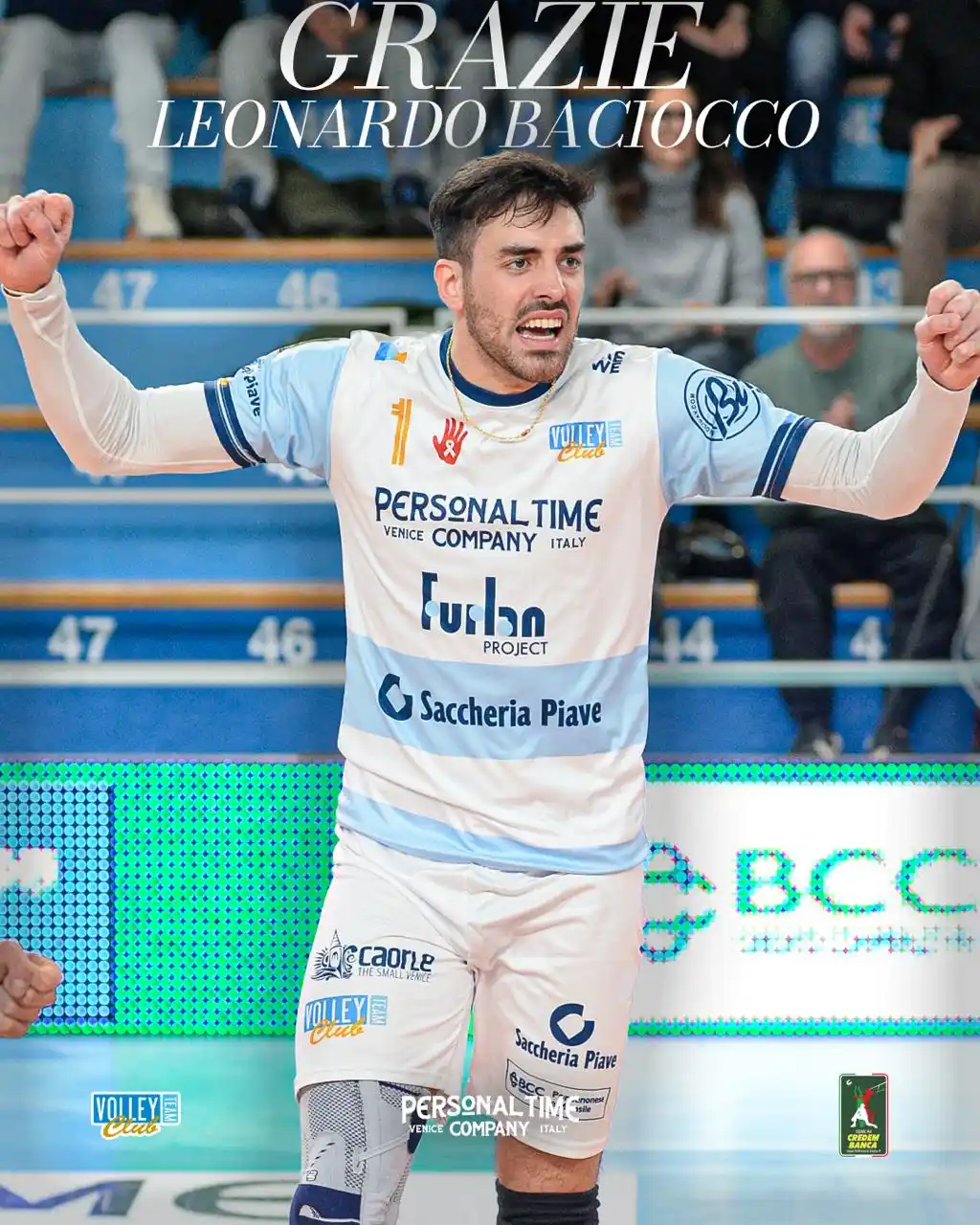 Image from Volley Team San Donà: 🏐 GRAZIE LEO. ➡ Dopo una stagione in maglia Personal Time San Donà, è...