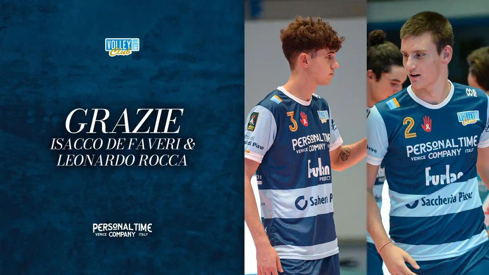 Image from Volley Team San Donà: 🏐 GRAZIE LEO, GRAZIE ISO. ➡️ Dopo una stagione passata con i nostri c...