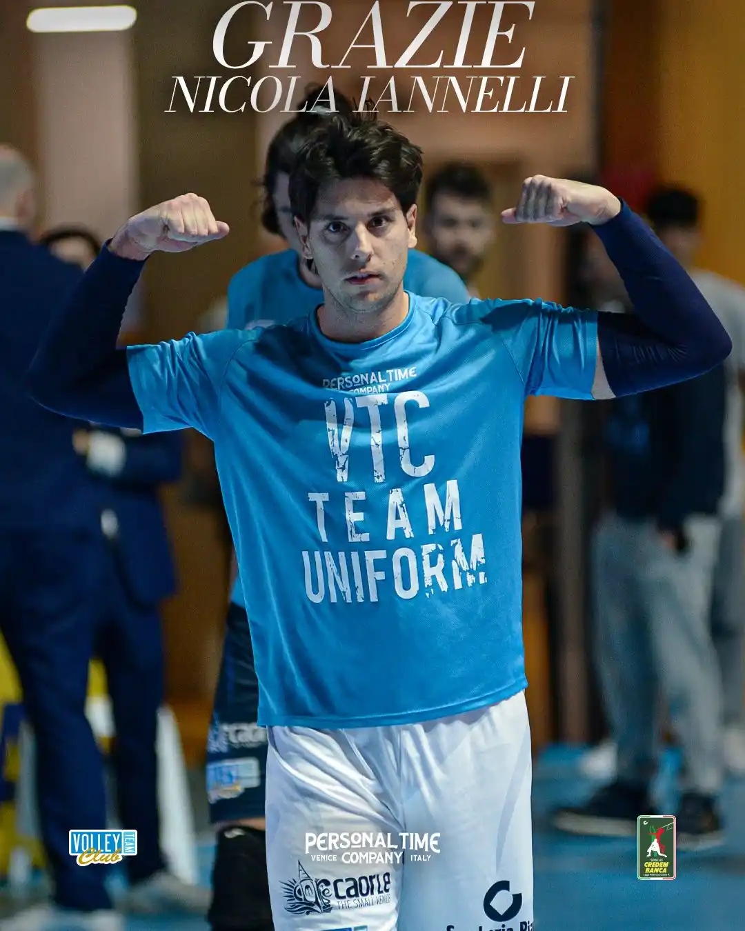 Image from Volley Team San Donà: 🏐 GRAZIE NICOLA. ➡ Dopo una stagione in maglia Personal Time, salutia...