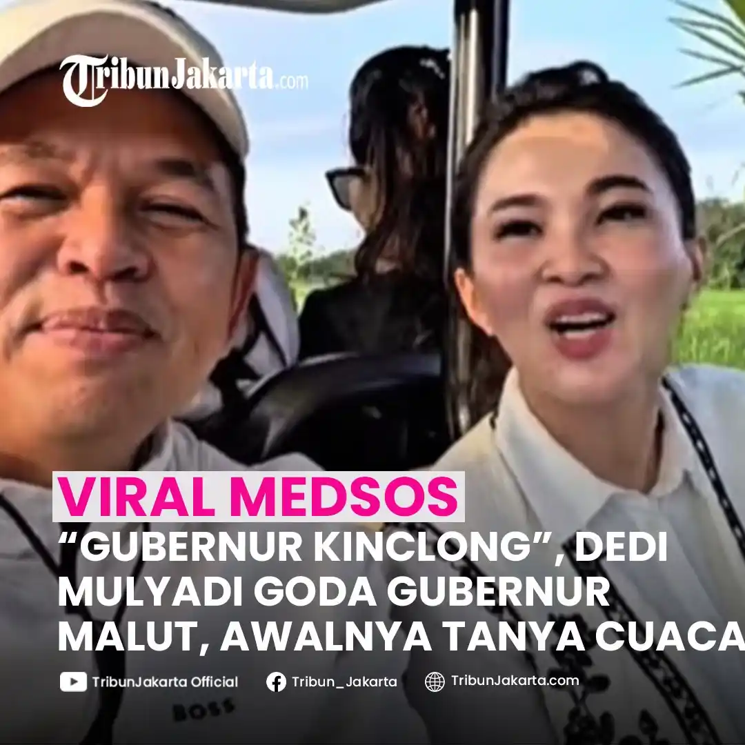 Image from TRIBUNJAKARTA.COM: Gubernur Jawa Barat, Dedi Mulyadi melempar candaan ke Gubernur Maluku ...