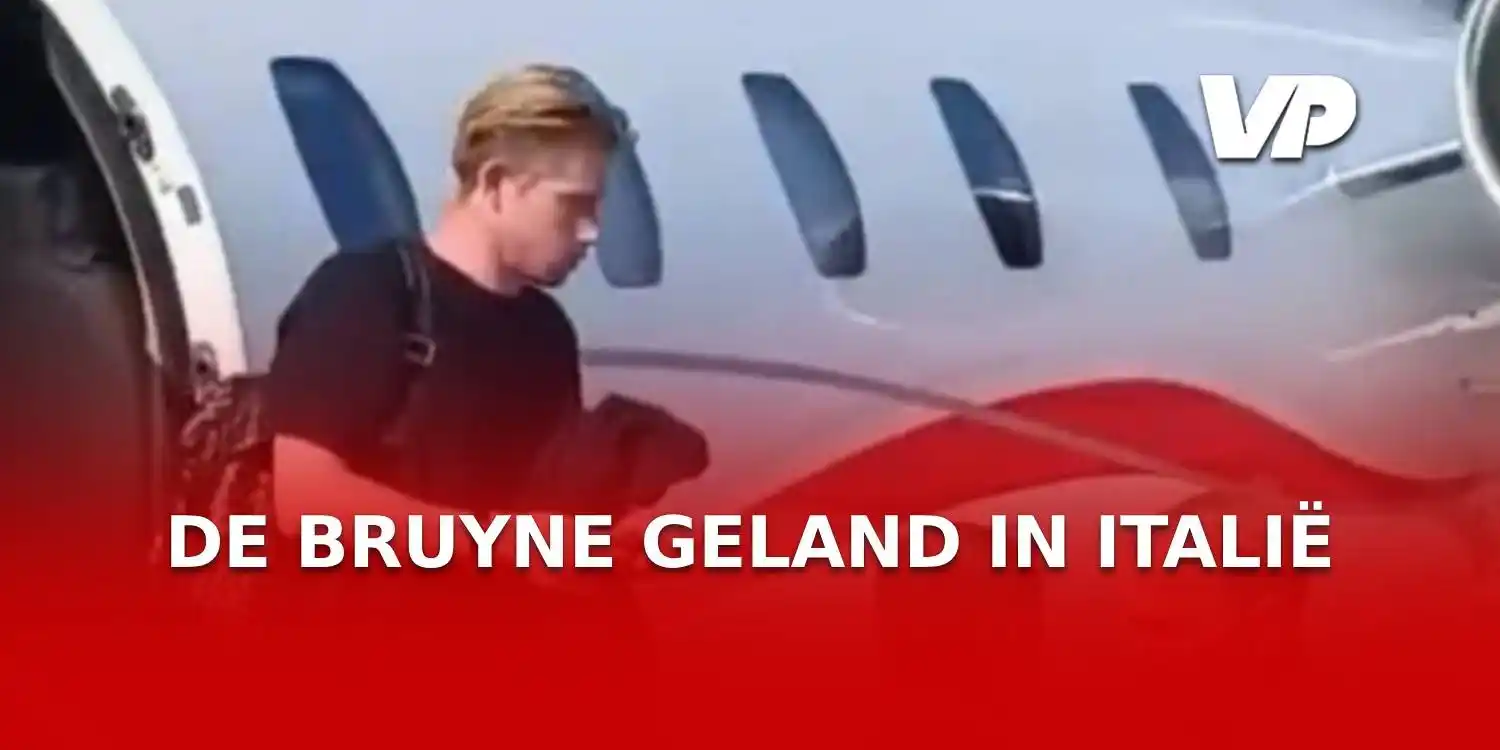 Image from VoetbalPrimeur België: Hij komt, hij komt, ... 🛩️ De Bruyne is geland in Italië en Napoli ma...
