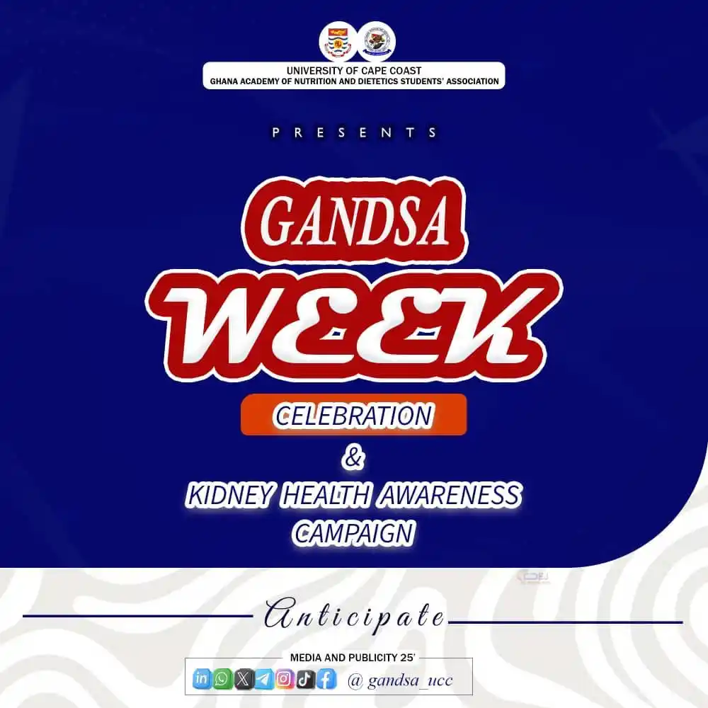 Image from VOICE OF GANDSA-UCC : It’s about time again🤭🎉🎉🔥🔥 Get ready for our Kidney Health Awaren...