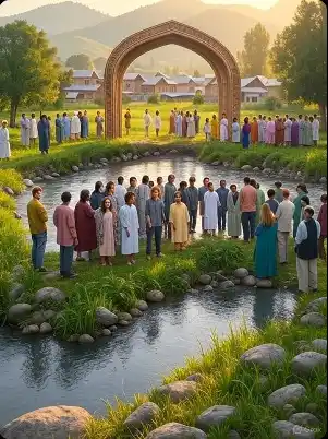 Image from Firdaus ki Khabrein: Jammu o Kashmir mein aman, tahaffuz aur social harmony Islami taleemat...
