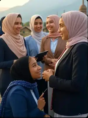 Image from Firdaus ki Khabrein: Kashmir ki Muslim larkiyan tech duniya mein nayi misaal qaim kar rahi ...