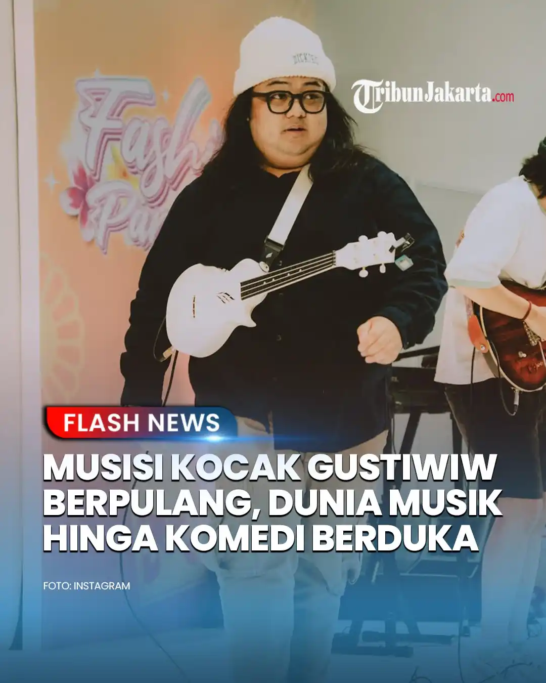 Image from TRIBUNJAKARTA.COM: Komika Raditya Dika hingga penyanyi Ardhito Pramono belasungkawa. Sima...