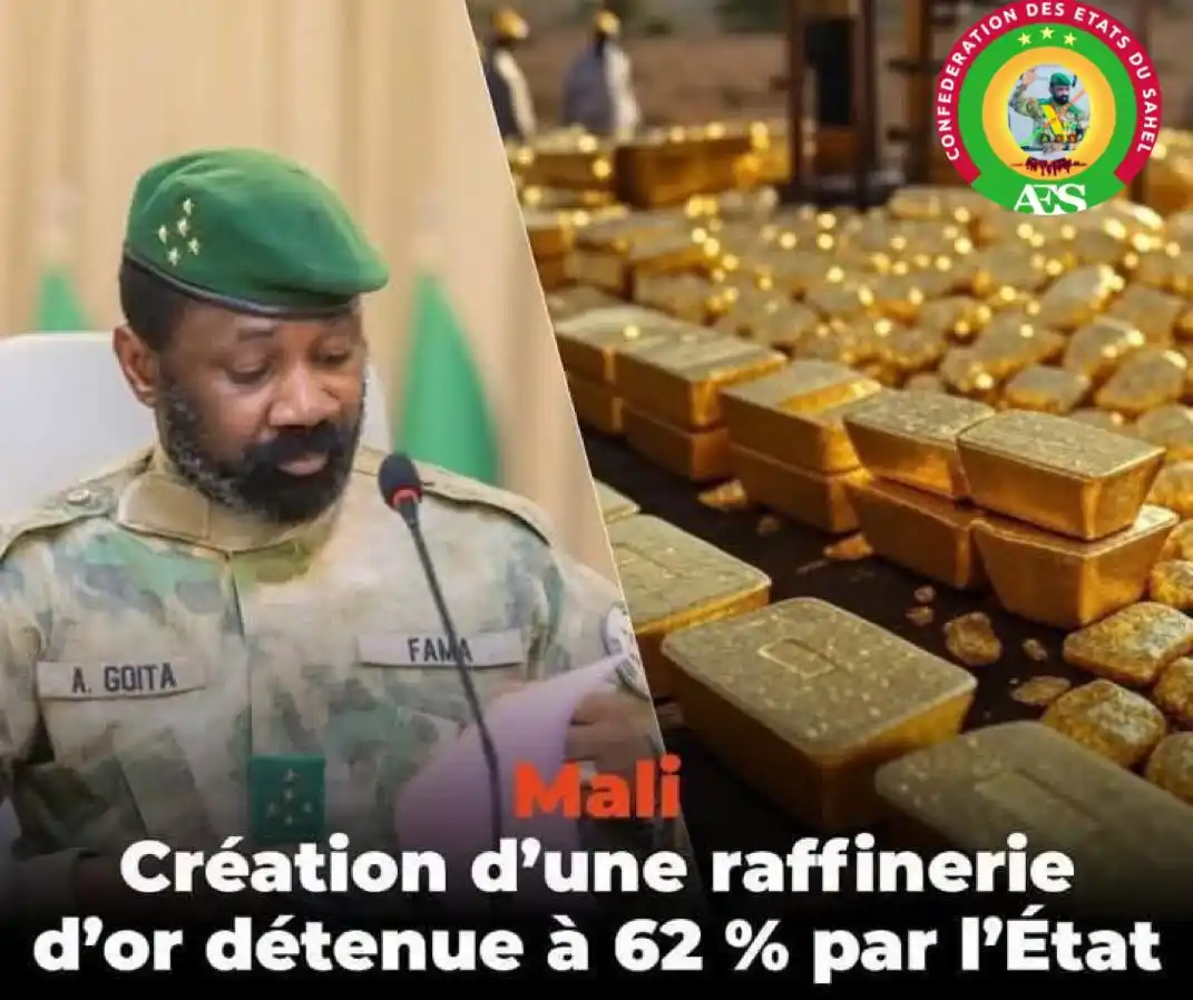 Image from L'Info en Clair: Le Président de la Transition, le Gal d'armée Assimi Goïta procédera à...