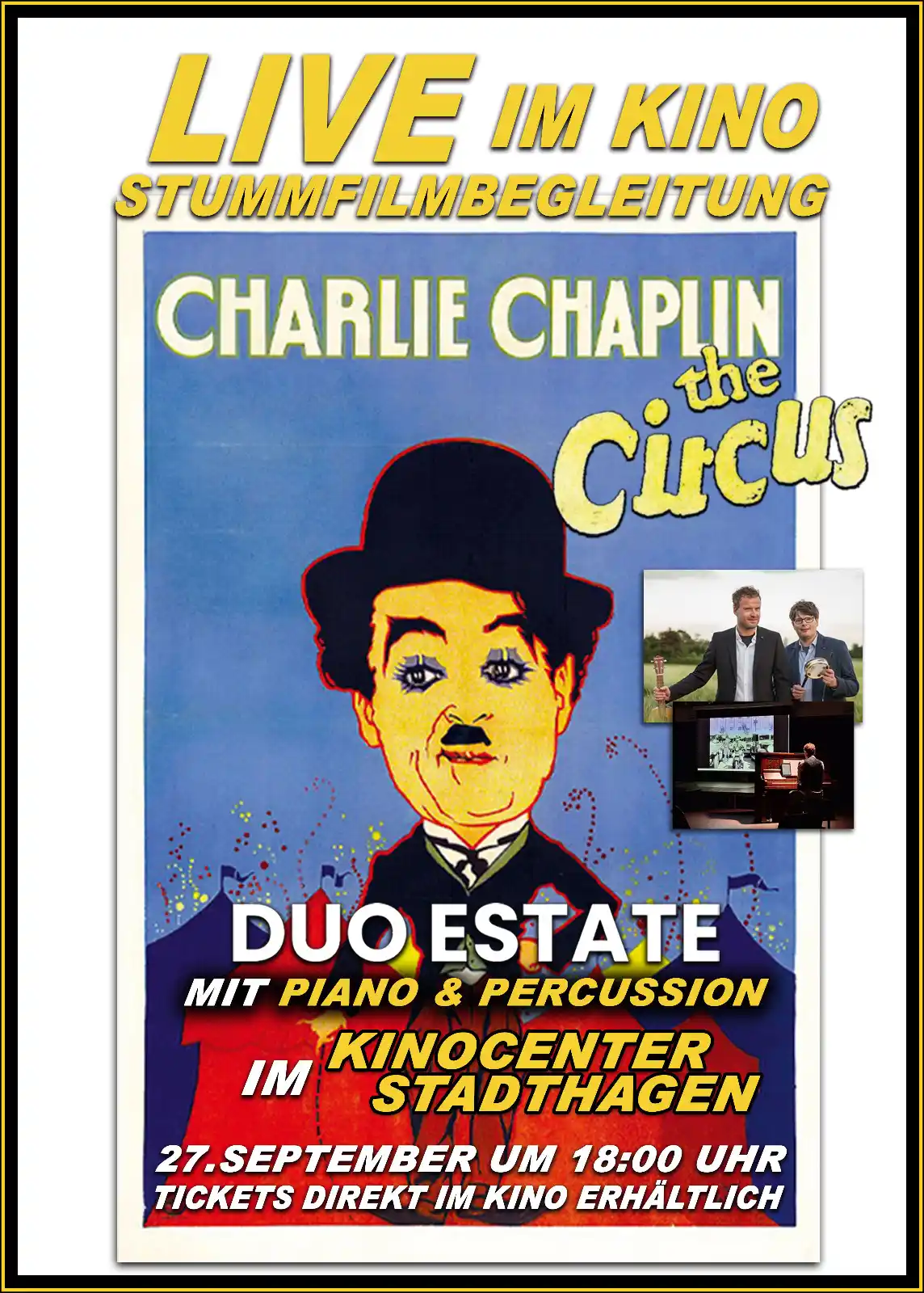 Image from Kino Schaumburg: Macht Euch bereit für ein Kinoerlebnis wie aus einer anderen Zeit! Nu...