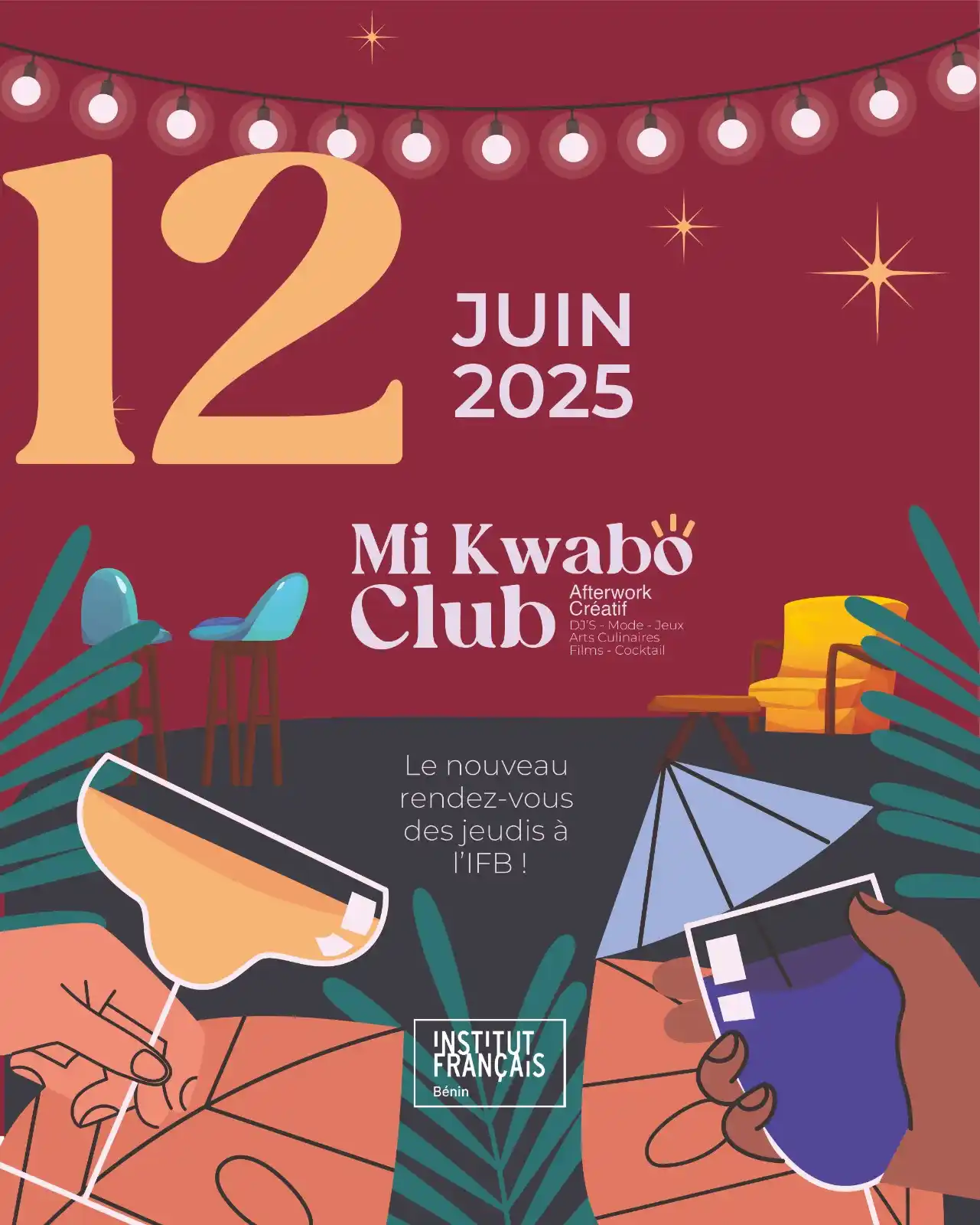 Image from L’Institut français du Bénin (IFB): [𝐌𝐢 𝐊𝐰𝐚𝐛𝐨 𝐂𝐥𝐮𝐛]  Spécial numéro MiKwabo Club avec des invit...