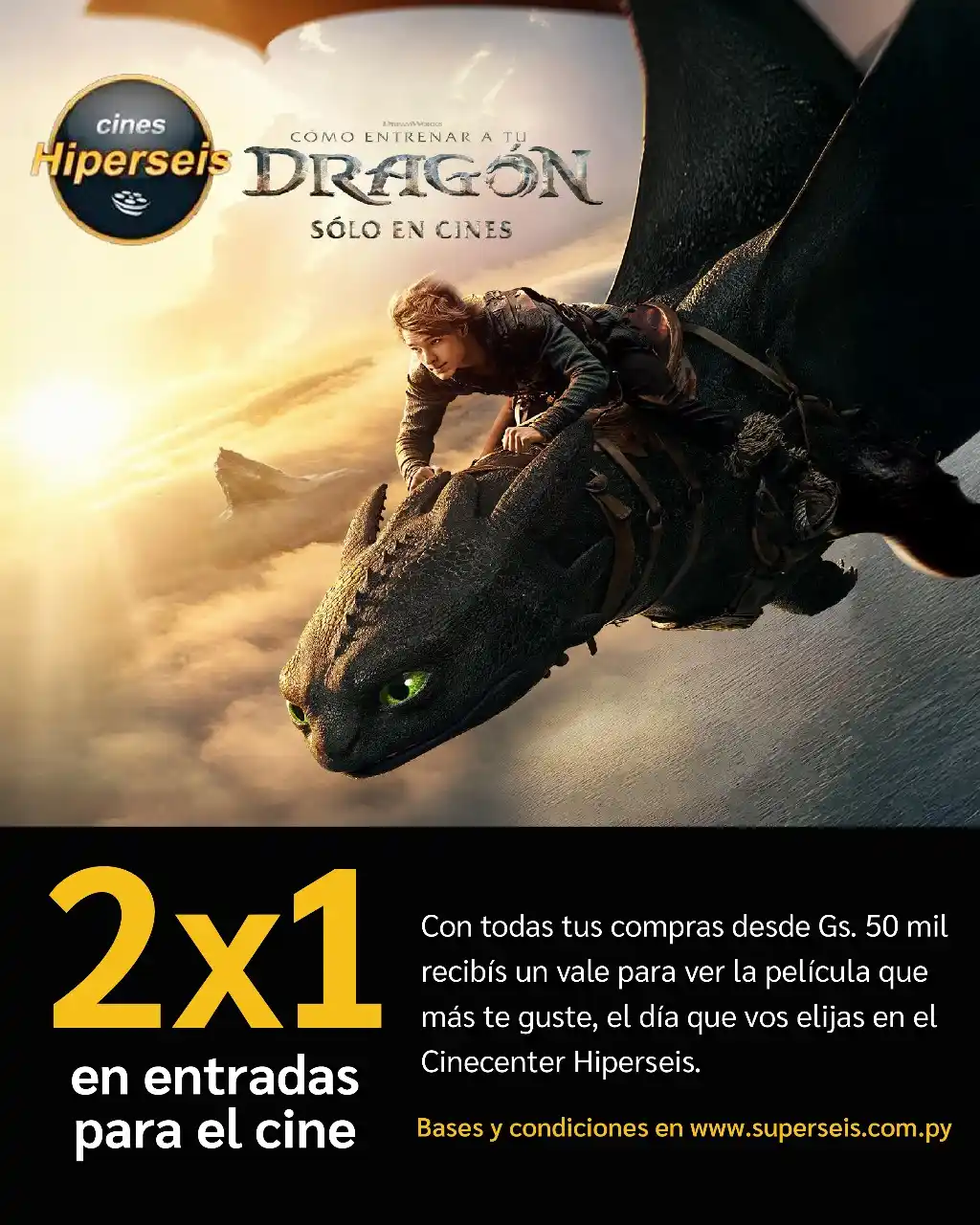 Image from Superseis: ¡No olviden que su próxima película les espera en el Cinecenter Hipers...