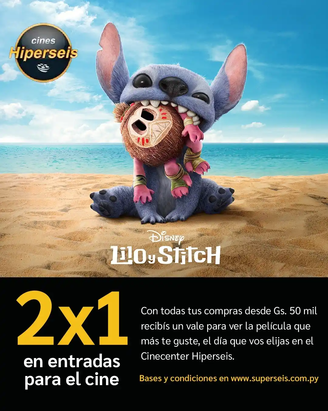 Image from Superseis: ¡No olviden que su próxima película les espera en el Cinecenter Hipers...