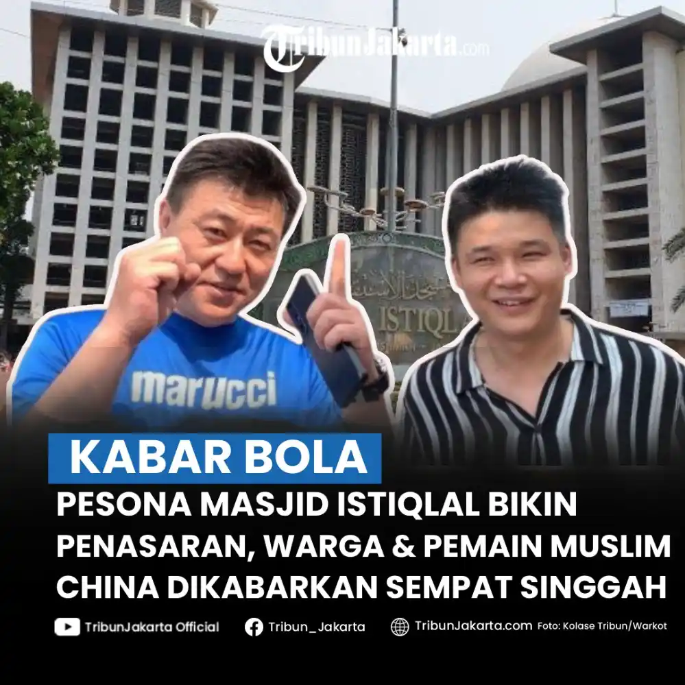 Image from TRIBUNJAKARTA.COM: Pesona dan kemegahan Masjid Istiqlal menjadi daya tarik bagi warga Chi...
