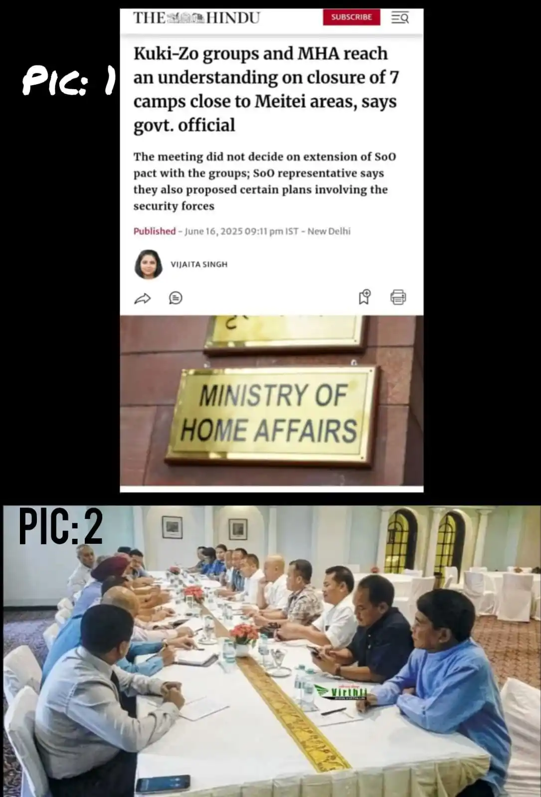 Image from ๐๐๐๐ผ๐ ๐๐ผ๐ ๐๐ผ๐ ๐๐ผ๐๐(๐๐๐๐): Pic:1 - Kuki thautawi pawl te'n SoO Camp 7 beisak ding chi uh; meitei ...