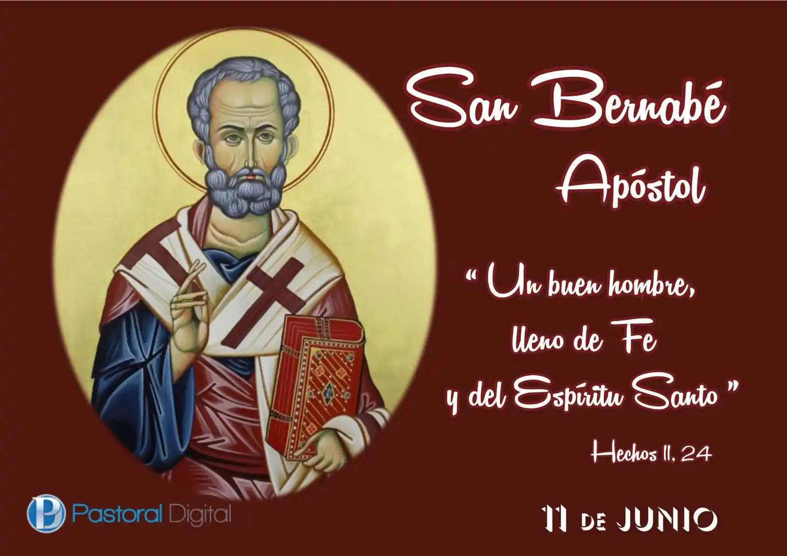 Image from Parroquia San Miguel Arcángel - Rosario- Argentina: San Bernabé, apóstol Memoria     Bernabé, oriundo de Chipre, apareció ...