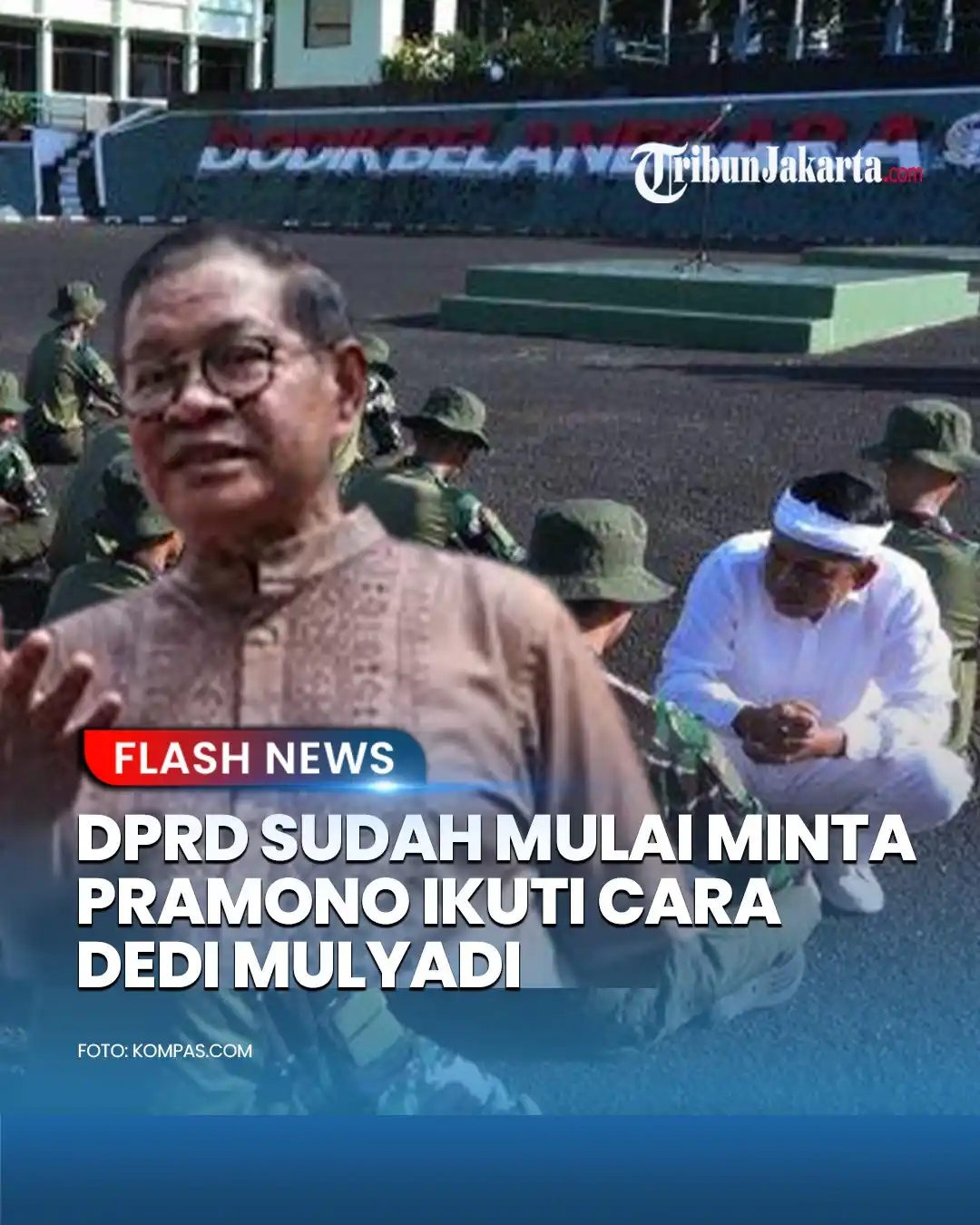 Image from TRIBUNJAKARTA.COM: Selain warga, kini DPRD Jakarta terang-terangan minta Gubernur Pramono...
