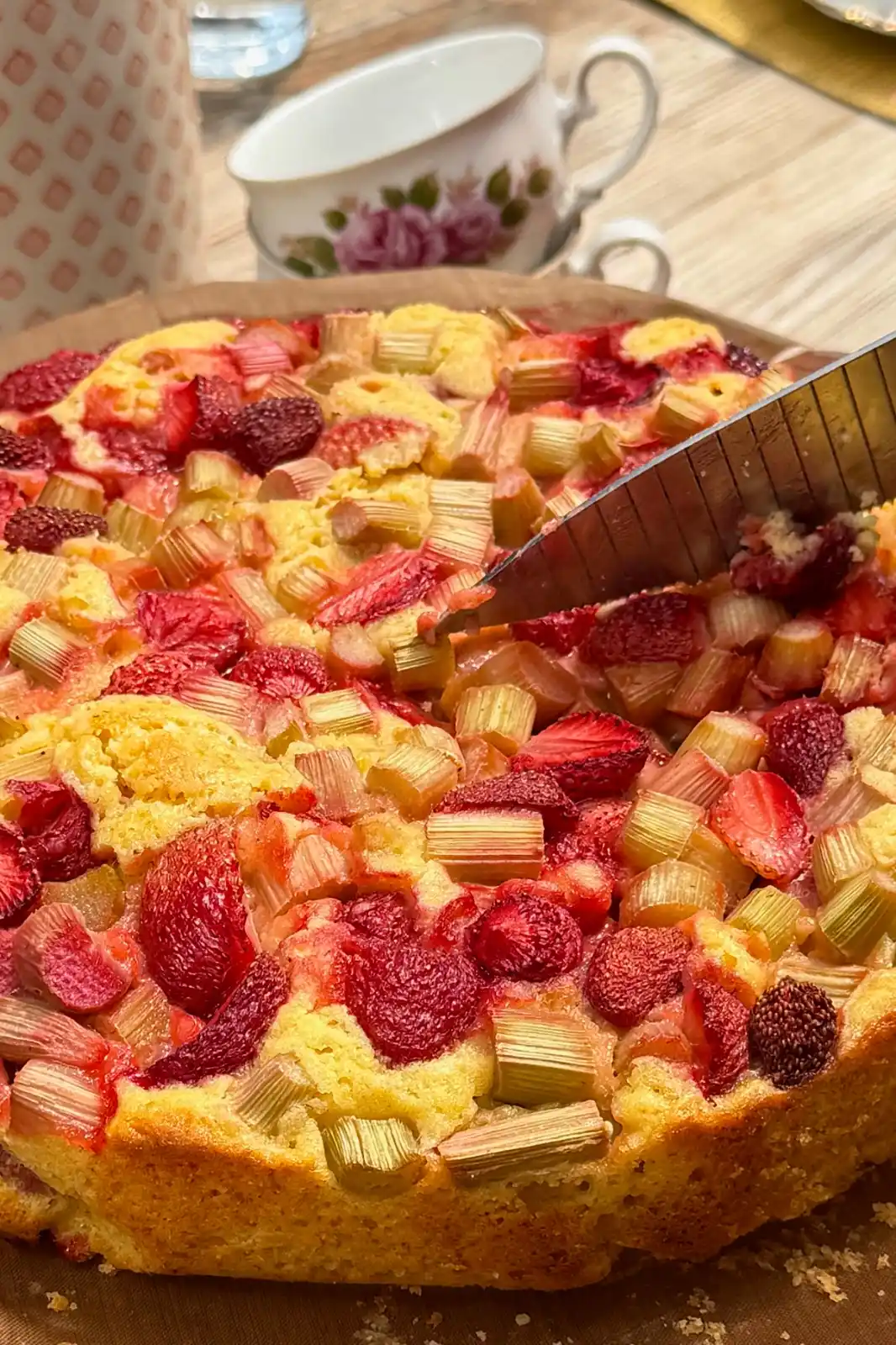 Image from Funkelfaden: So leckeren Kuchen gab es gestern zum Geburtstag der Tante - Mit Erdbe...