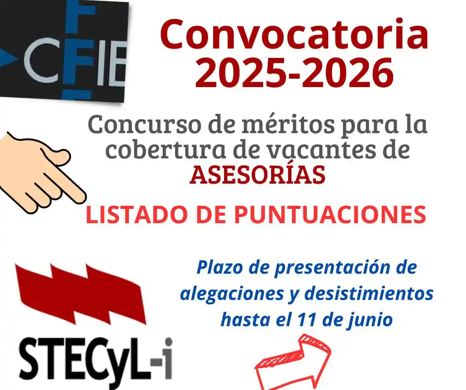 Image from Sindicato STECyL-i: 📢 <a class="text-blue-500 hover:underline cursor-pointer" href="/hash...