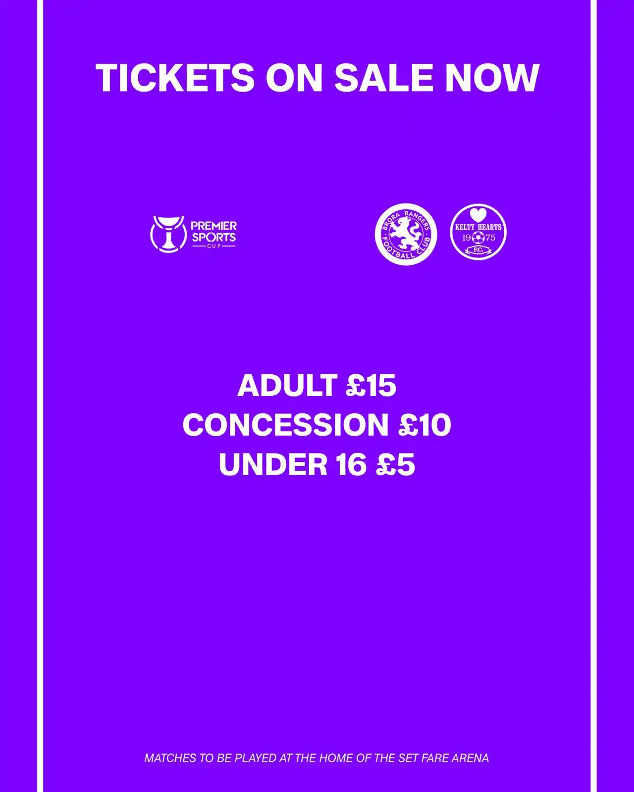 Image from Livingston Football Club: 🎟️ 𝐓𝐢𝐜𝐤𝐞𝐭𝐬 𝐨𝐧 𝐬𝐚𝐥𝐞 Tickets for our Premier Sports Cup g...