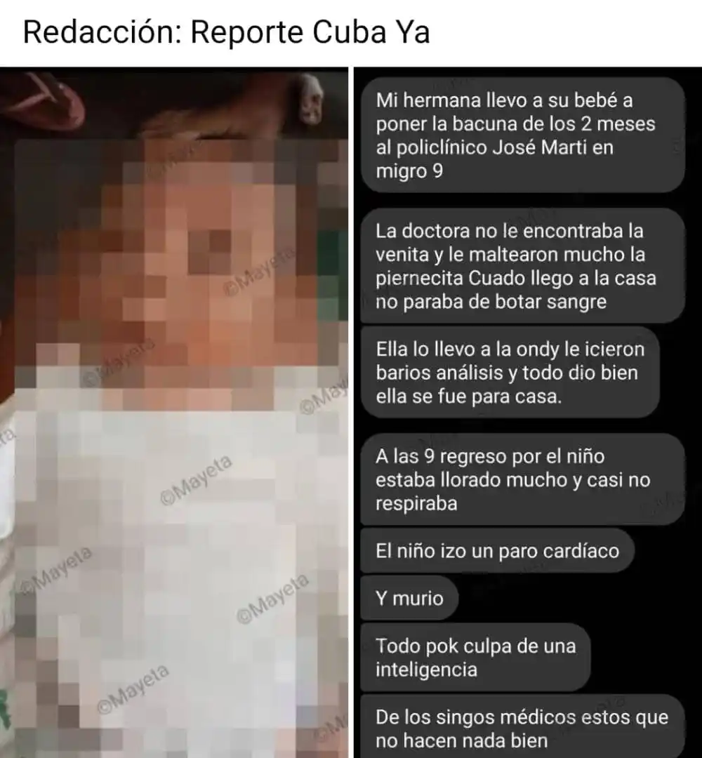 Image from 💀JUMPSCARE CHANNEL, TERROR, ENTRETENIMIENTO, CURIOSIDADES, CIENCIA, RELATOS E HISTORIAS IMPACTANTES💀: *Tragedia en Santiago de Cuba: muere bebé de 2 meses tras complicación...