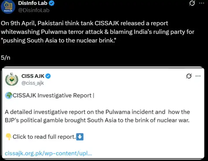 Image from Center for International Strategic Studies,AJK: Under Modi's regime, academic freedom in India is under siege. Scholar...