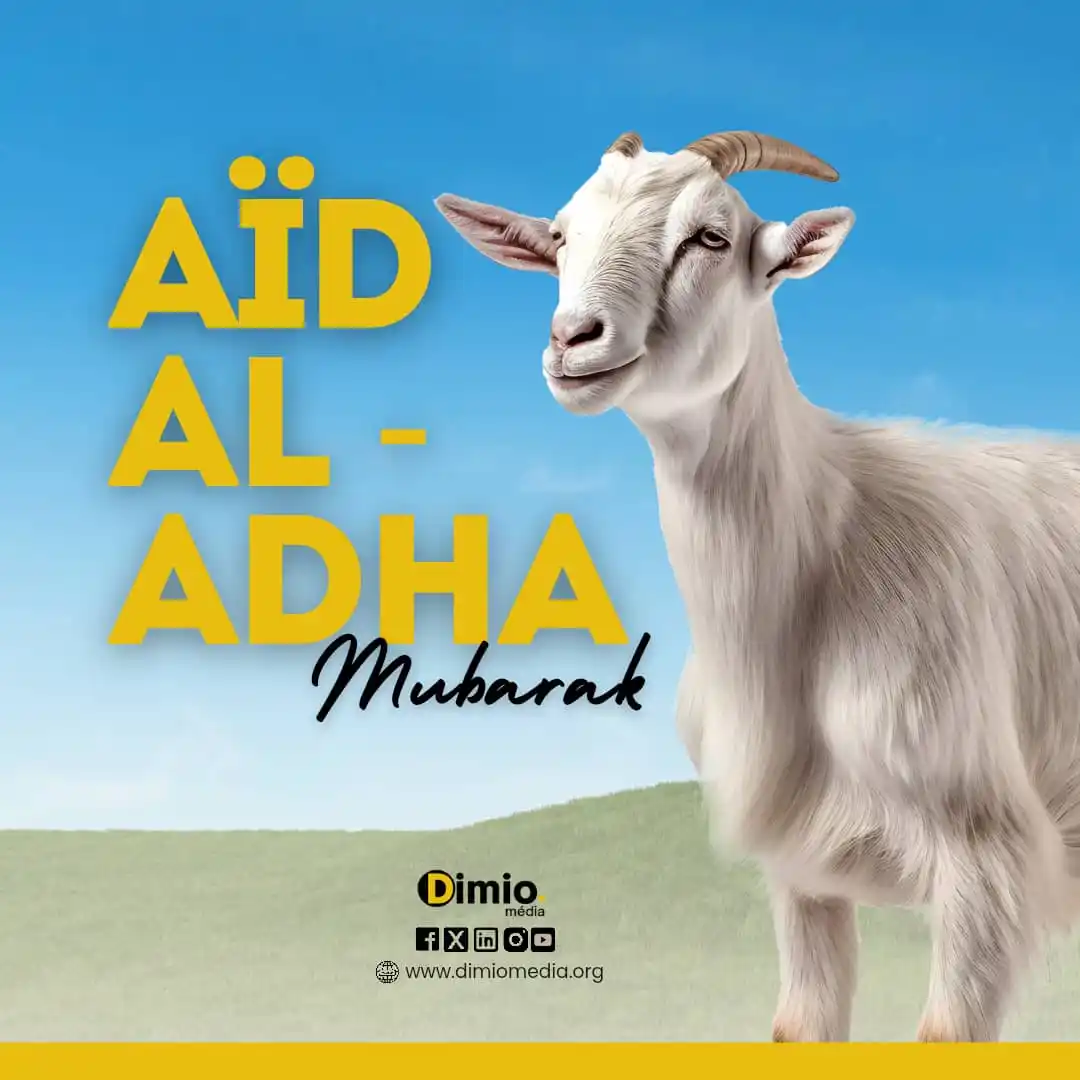 Image from Dimio Média: À l’occasion de l’Aïd al-Adha, Dimio Média souhaite une bonne fête à t...