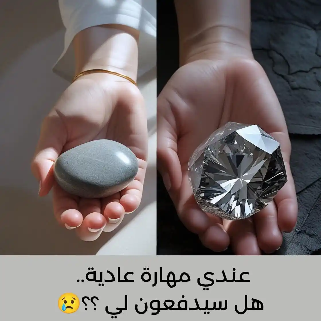 Image from 💎 Tatweer | Ahmed Basheer: ♦️ *أعرف نقاط قوتي… لكن لا أظن أنها مهارة مربحة.* 🫤 ما أقوم به هو شي...