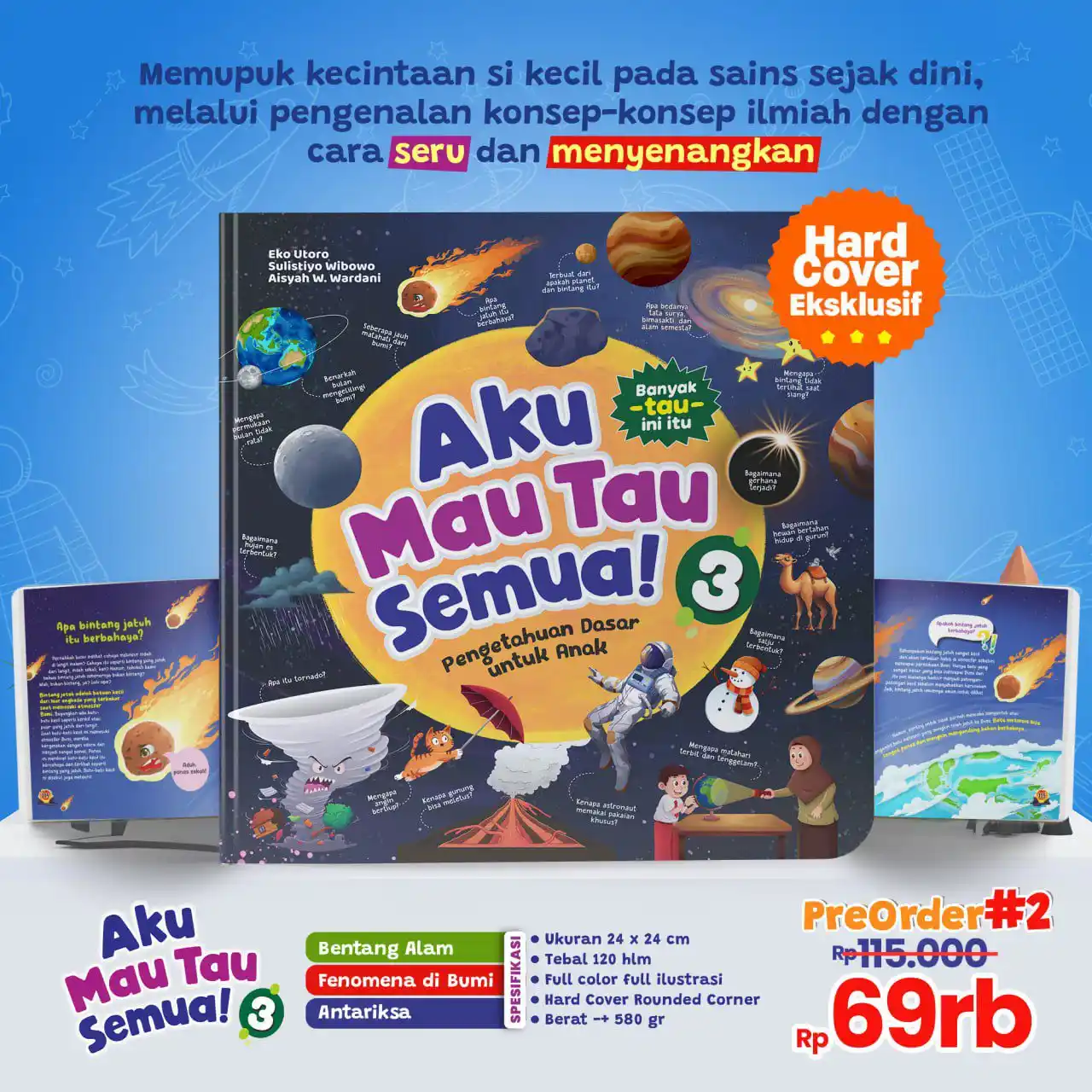 Image from Katalog Jastip Ijun 🔆: *☄️🔭 AKU MAU TAU SEMUA! JILID 3 🔭☄️*  “Memupuk kecintaan si kecil pa...