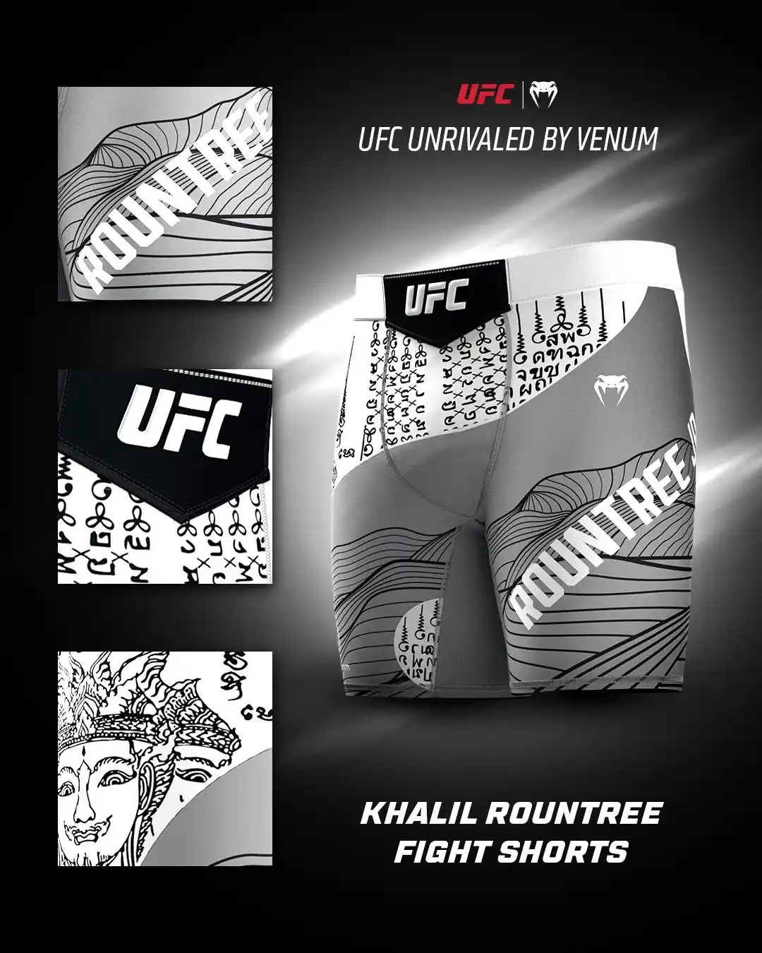 Image from UFC: All about balance ☯ Khalil Rountree is repping Las Vegas with his new...