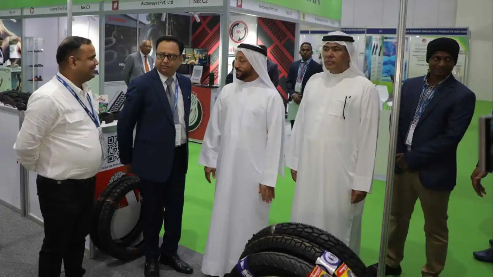 Image from Sharjah24: انطلقت فعاليات معرض الشرق الأوسط للمطاط والإطارات 2025، اليوم الثلاثاء...